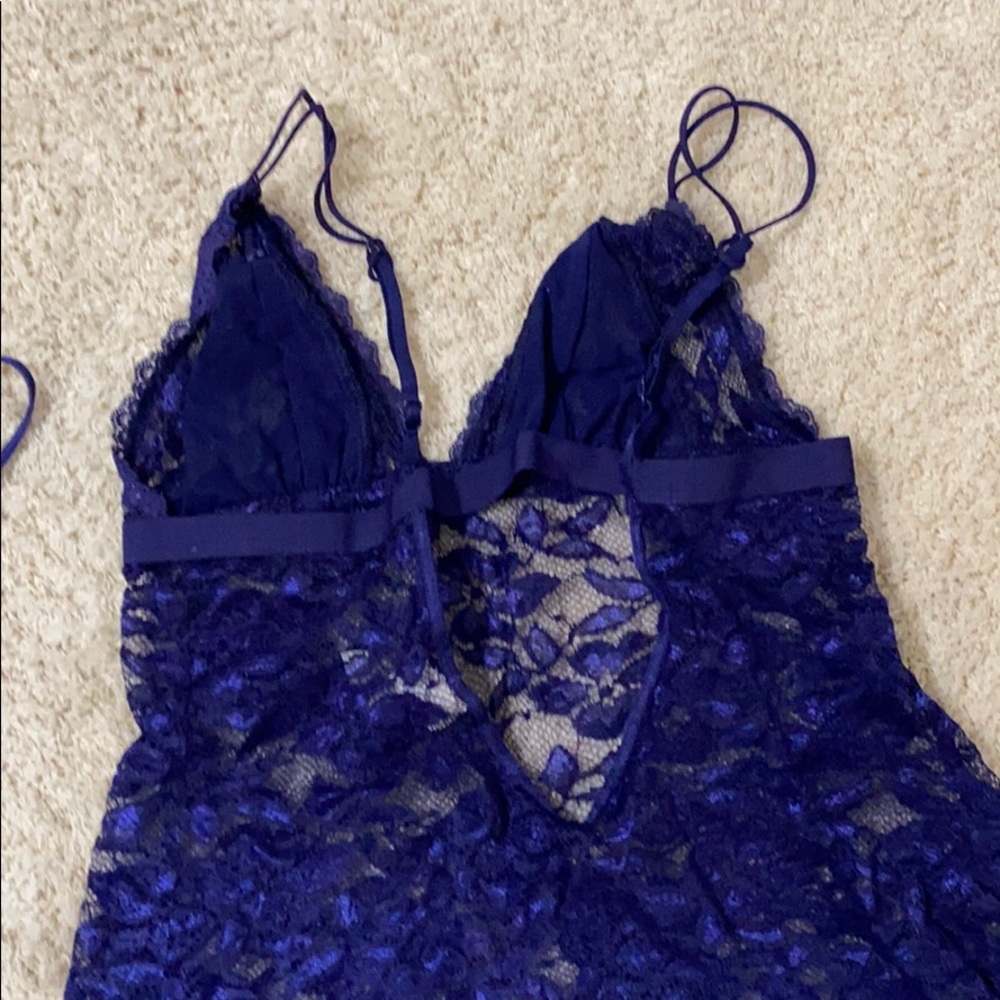 Blue negligee set